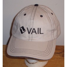 NWT VAIL COLORADO BASEBALL CAP HAT ADJUSTABLE ONE SIZE FITS MOST BEIGE  eb-44531616